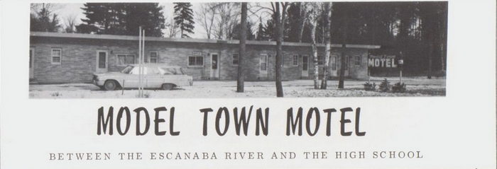 Model Towne Inn (Model Town Motel) - Yearbook Ad (newer photo)